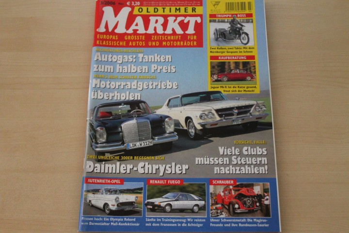 Deckblatt Oldtimer Markt (03/2006)